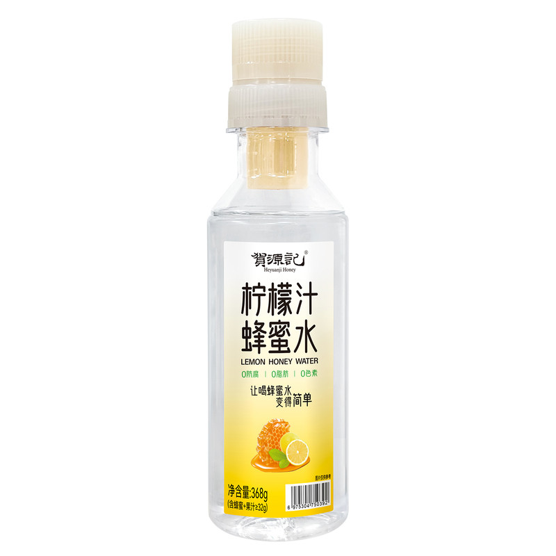 贺源记柠檬蜂蜜水368g*6瓶整箱