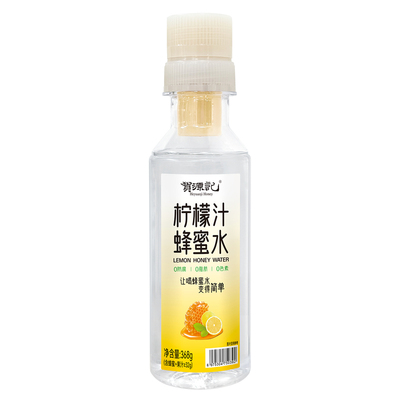 贺源记柠檬蜂蜜水368g*6瓶整箱