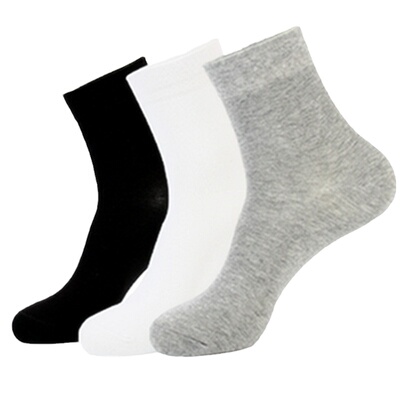 袜子男中筒纯棉吸汗透气夏天棉袜