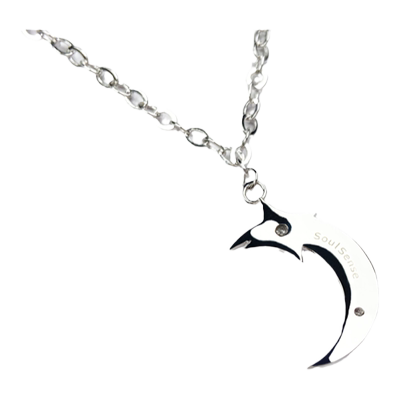 SoulSense镀金月牙男女同款项链