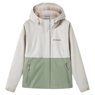 哥伦比亚女装26春夏新品防水防风连帽单层冲锋衣WR0533/XR5941