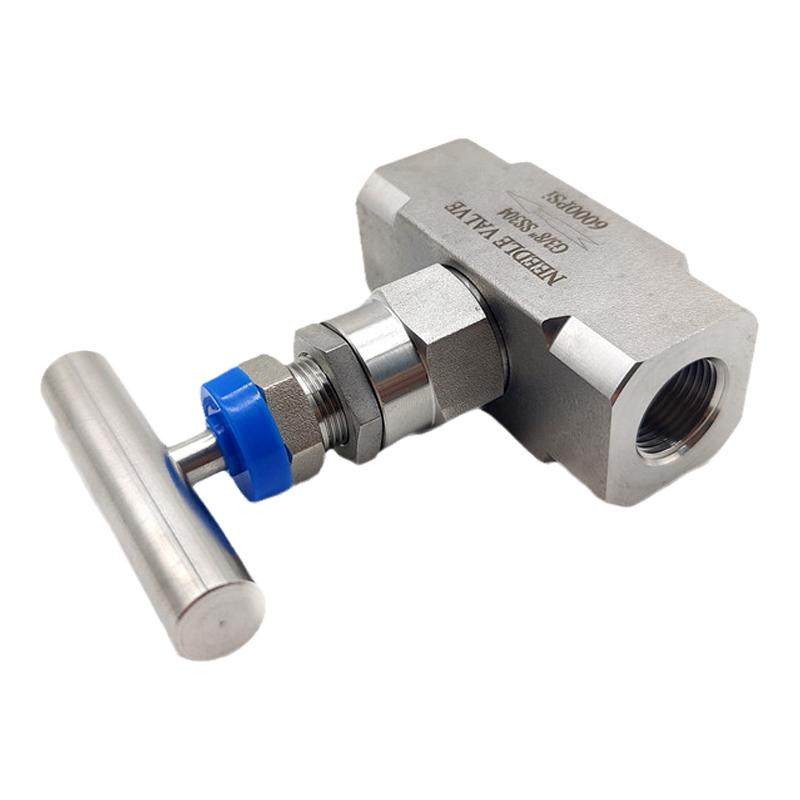 304316不锈钢高压针型阀6000psi螺纹高温截止阀NPT穿板仪表阀4分