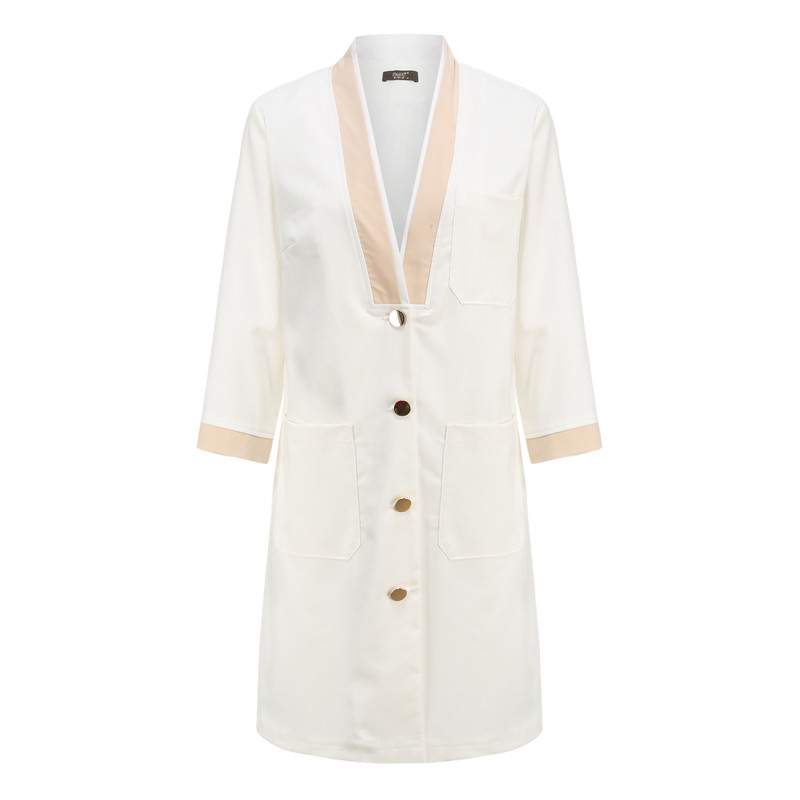 品质美容院美容师工作服夏季韩版医美纹绣师制服皮肤管理新款刺绣