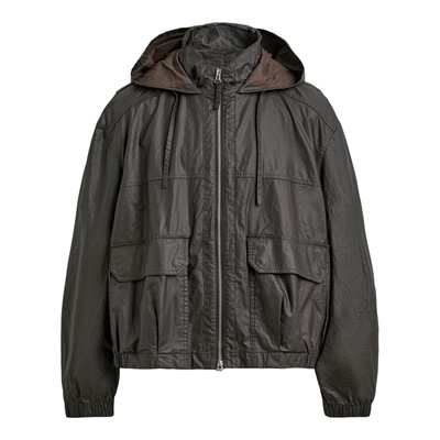 柜799！26春秋新品男装 上蜡饰层亚麻棉混纺夹克外套 5854405 724