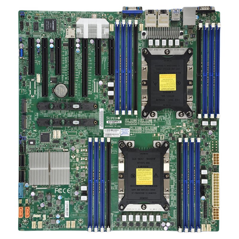 超微X11DPH-I 双路服务器二手主板工业级稳定支持第1代/ 2代Intel
