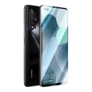 适用华为nova6钢化膜nova6se手机膜全屏5g版nove无白边novo刚化玻璃防指纹防爆nava全包nowa保护navo贴膜