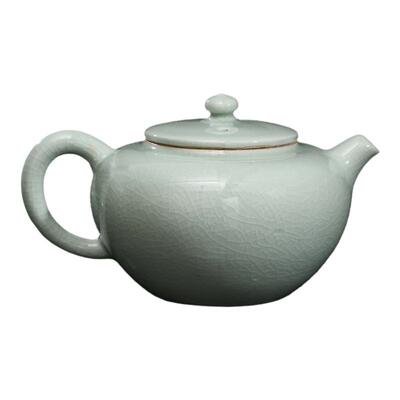 廷怀窑陶瓷开片天青色功夫茶具