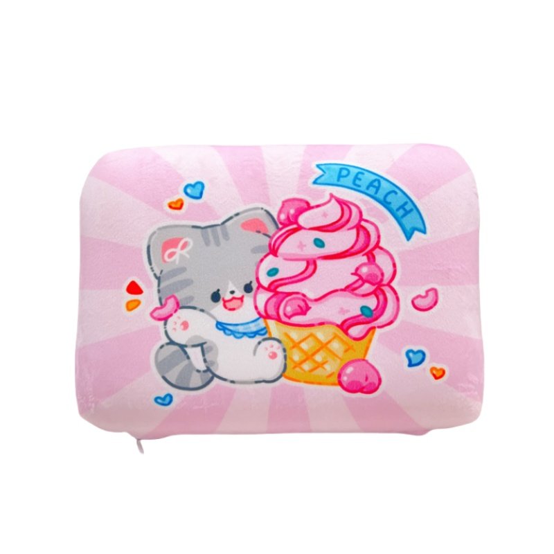 水豚猫咪熊猫兔子记忆棉午睡枕头小学生儿童趴睡觉神器办公室抱枕