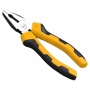 得力老虎钳工业级尖嘴钳家用斜口钳高硬度电工专用钢丝钳子多功能