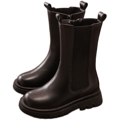 女童鞋秋冬款马丁靴秋季中筒靴