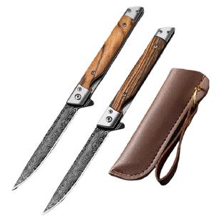 折叠水果刀便携小刀家用锋利高硬度刀具户外高锰钢开刃户外便携刀