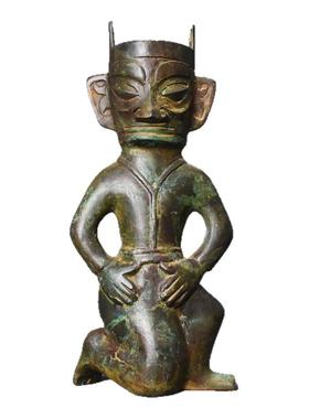 御如意铜摆件道具复古