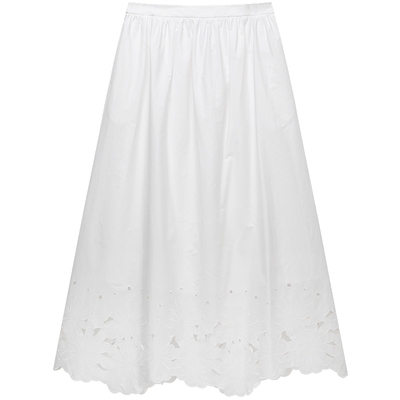 OCHIRLY欧时力镂空绣花半身长裙