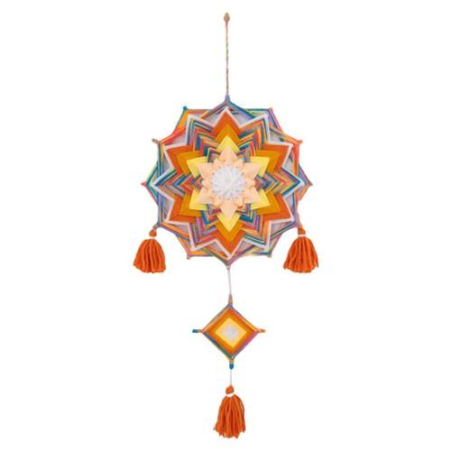 启丨绕线曼达拉 手工编织diy毛线纤维装饰设计亲子手工材料包壁挂