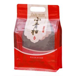 小青柑密封袋八边封包装袋透明开窗手提半斤一斤收藏袋收纳自封袋