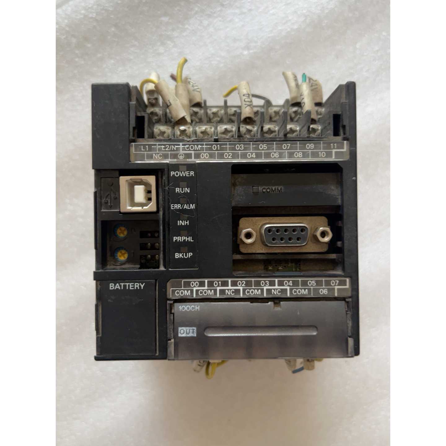 议价欧姆龙CP1E-N20DT-A PLC,拆机件,成色如图,功