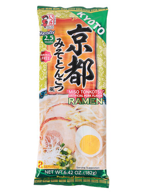 日本进口五木京都味噌猪骨味拉面