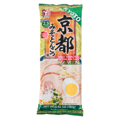 日本进口五木京都味噌猪骨味拉面