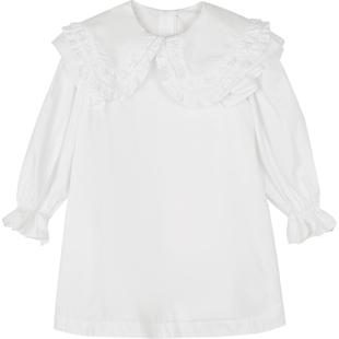 [花边领]江南布衣童装春长袖连衣裙宽松翻领女童儿童jnbybyjnby