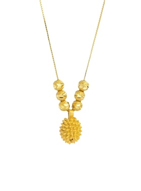 小众设计感榴莲项链女