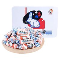 大白兔奶糖160g鐵盒系列零食小吃兒童休閑婚慶禮喜糖果魅力上海