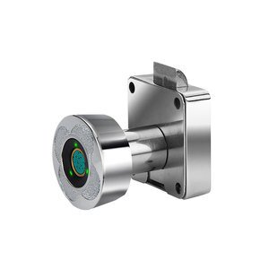 抽屉指纹电子智能文件柜子双开门锁储物柜衣柜鞋柜密码信箱转舌锁