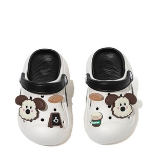 儿童洞洞鞋可爱婴幼儿男童女童室内拖鞋软底宝宝包头凉鞋夏季两穿