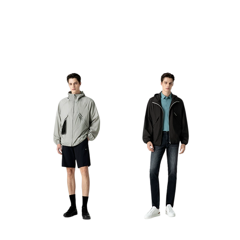 【破风皮肤衣】VICUTU威可多男士夹克夏季轻薄便携防晒服外套