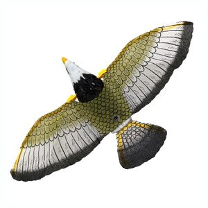 飞舞的老鹰 电动逼真动物玩具 会扇动翅膀有叫声送挂绳可驱蝇驱鸟