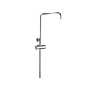 铜/不锈钢加厚淋浴花洒升降杆 浴室升降支架花洒管套装配件免打孔