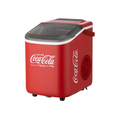 可口可乐制冰机10KG户外家用小型宿舍学生迷你全自动冰块机冷柜机