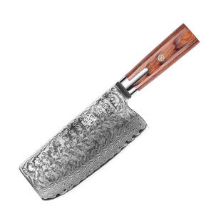 日本三本盛手工锻打免磨厨刀大马士革钢三德刀厨刀厨刀料理刀菜刀