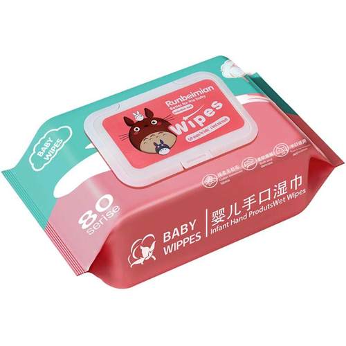婴儿湿巾80片温和舒适孕婴都能用不伤皮肤湿纸巾