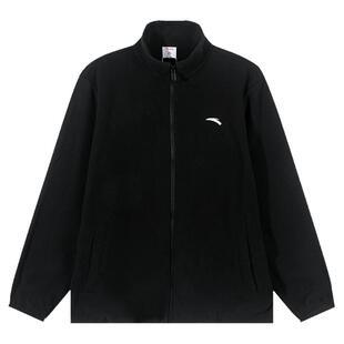 安踏儿童外套男摇粒绒保暖内胆中大童2026年春装小男孩童装上衣男