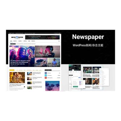 Newspaper 汉化中文版 新闻报纸杂志响应式WordPress主题模板