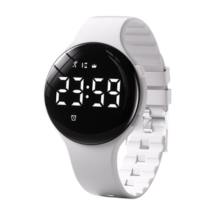 电子手表儿童女孩小学生男生男孩女生学生闹钟电子表女款只看时间