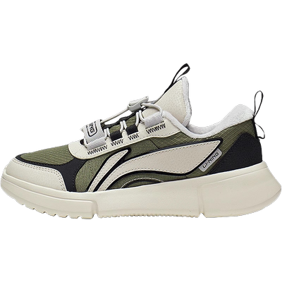 李宁男童儿童加绒二棉鞋保暖