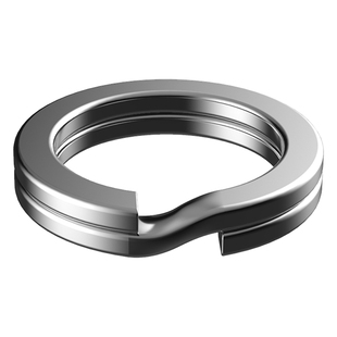 三乐路亚双环圈不锈钢钢圈开口双圈铁环扁双环铁板环海钓船钓配件