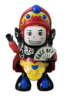 儿童电动川剧变脸娃娃跳舞机器人