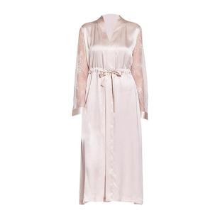 春夏季MANSPHIL薄款桑蚕丝女上衣宽松家居服可外穿睡衣真丝衬衫裙