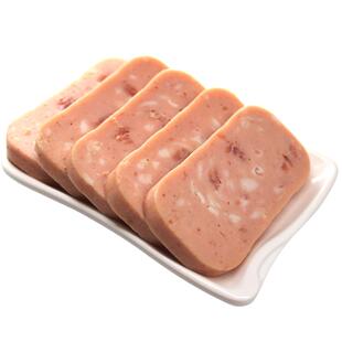 云南特产宁州香自营养殖生态山地黑土猪午餐肉罐头三明治火锅340g