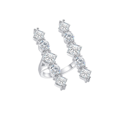 tripletipsy氛围感等号开口戒指