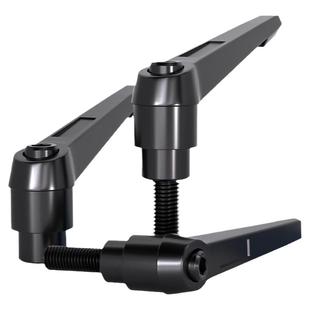 可调位紧定手柄螺丝7字型棘轮把手L型快速自锁紧扳手旋转手拧螺栓