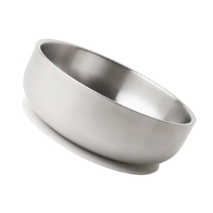 防打翻狗碗狗盆宠物碗猫碗猫咪饮水碗猫狗食盆大口径不锈钢吸盘碗