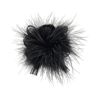 不塌高马尾固定神器羽毛抓夹女高级感2025新款小发夹子后脑勺发饰