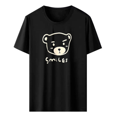 500斤+超大码冰丝T恤男宽松薄款