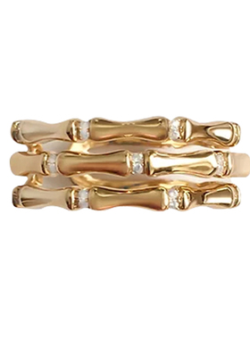 温莎珠宝女镀金欧美戒指