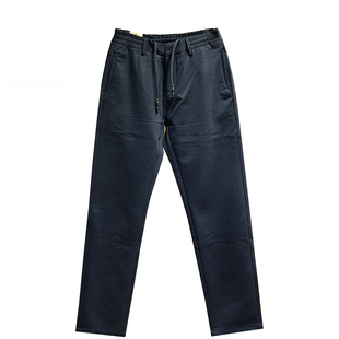 男式休闲长裤弹力罗马布直筒束口宽松运动裤休闲裤针织中青年新款