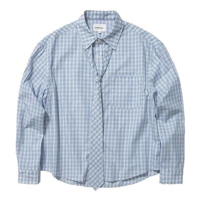 CountryMoment复古格纹长袖衬衫