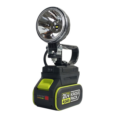 手提款聚光灯适用于WORX威克士款锂电池工作灯应急灯维修灯探照灯